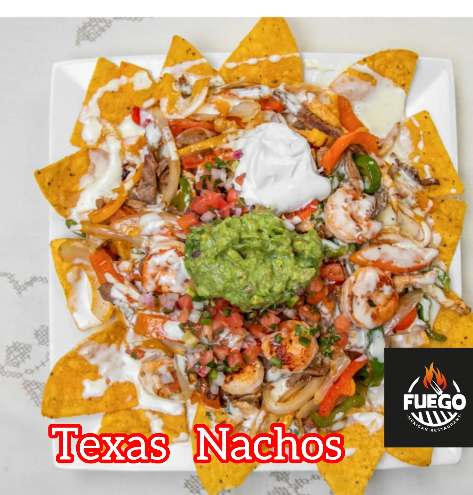 Fuego Texas nachos
